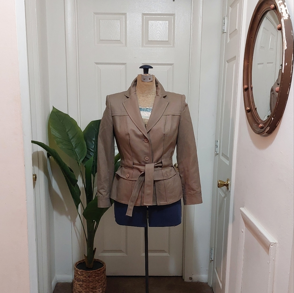 Talbots Brown Safari Jacket